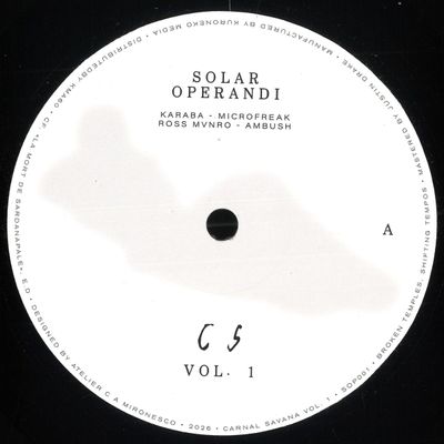 Various — Carnal Savana vol. 1 vinyl cover