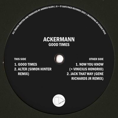 Ackermann, Simon Hinter, Gene Richards Jr — Good Times LP vinyl cover