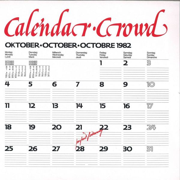 Calendar Crowd — Perfect Hideaway Ep vinyl cover