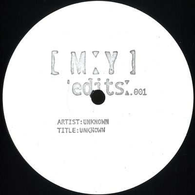 Unknown — Moxy Edits 001 vinyl cover