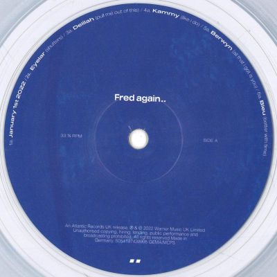 Fred again.. — Actual Life 3 (January 1 - September 9 2022) LP vinyl cover