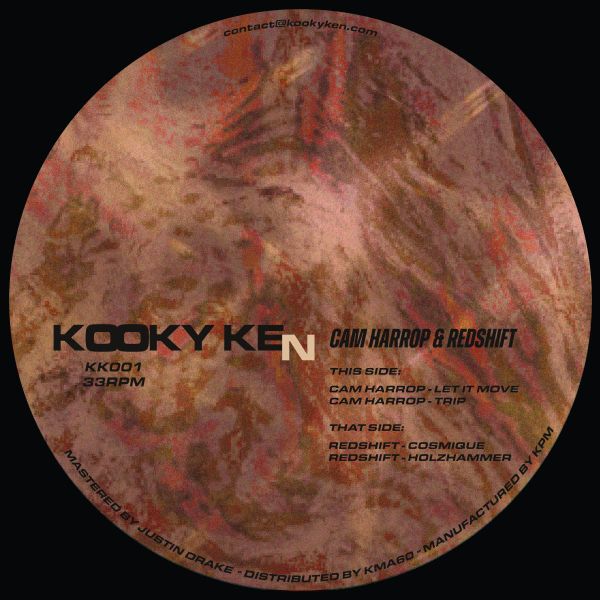 Cam Harrop, Redshift — KK001 vinyl cover