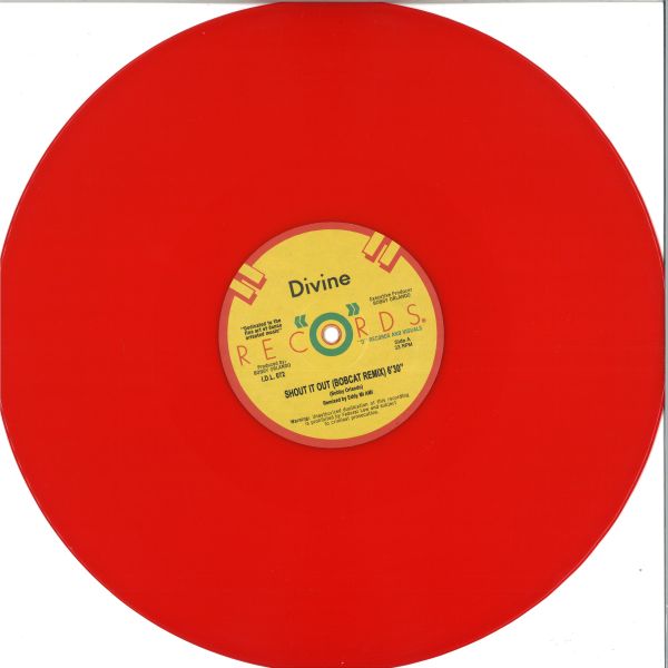 Divine — Shout It Out vinyl cover