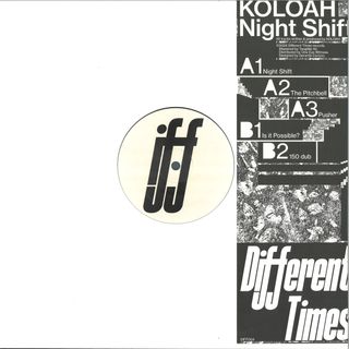 Koloah — Night Shift vinyl cover