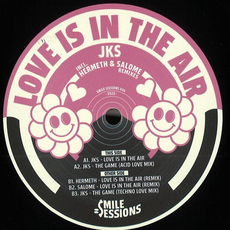 Jks, Hermeth, Salome — Love Is In The Air EP0 vinyl cover