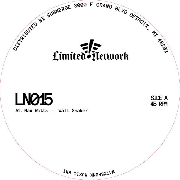 Max Watts — Wall Shake / All In One vinyl cover