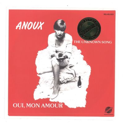 Anoux — The Unknown Song 7" vinyl cover