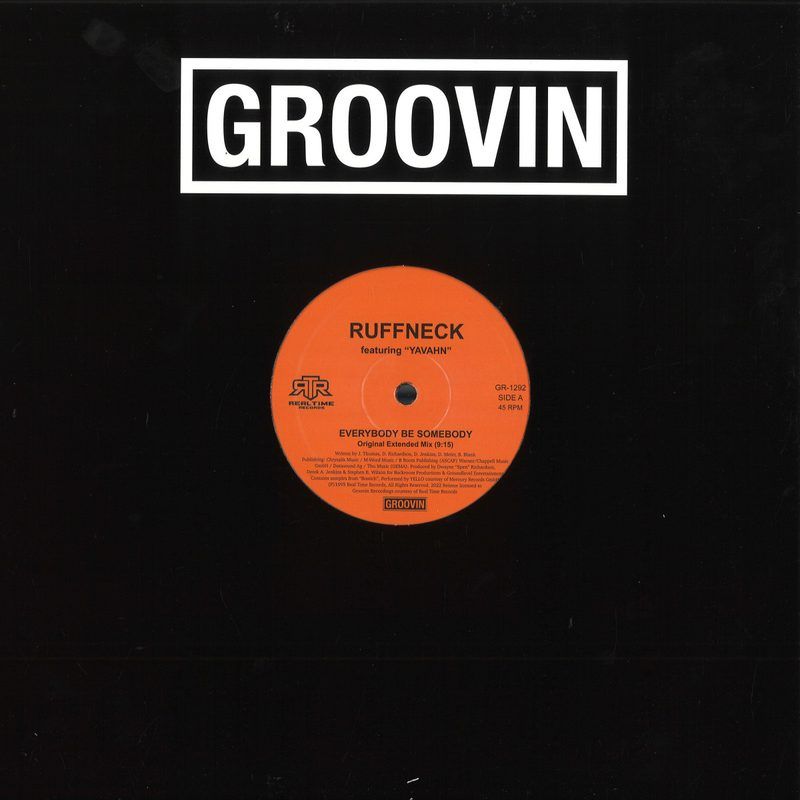 Ruffneck — Everybody Be Somebody EP vinyl cover