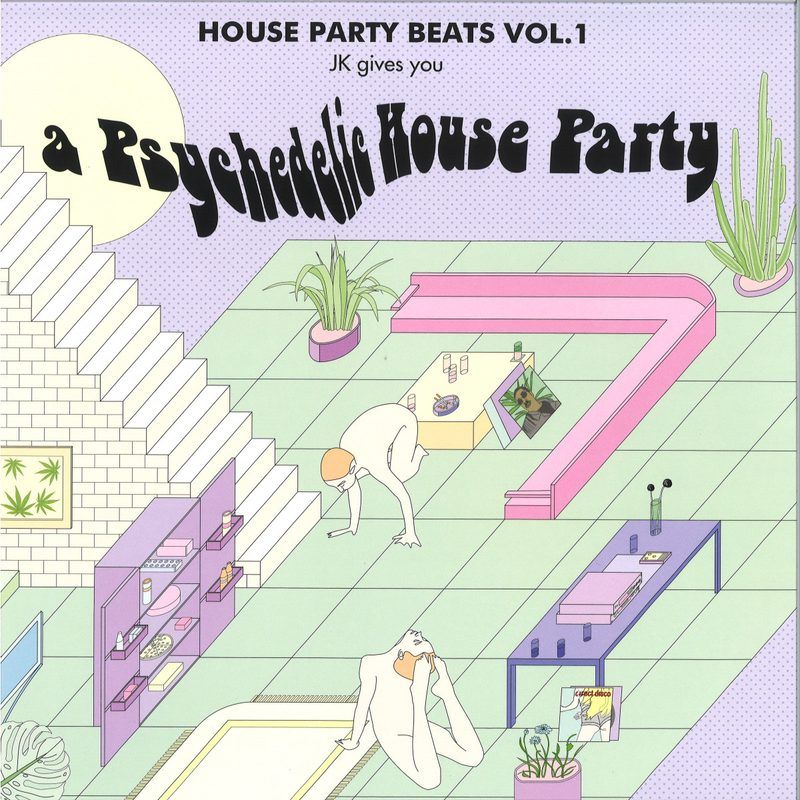 Jk — HOUSE PARTY BEATS VOL. 1 2x12" vinyl cover