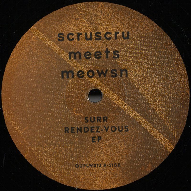 Scruscrumeets, Meowsn — SURR RENDEZ-VOUS EP vinyl cover