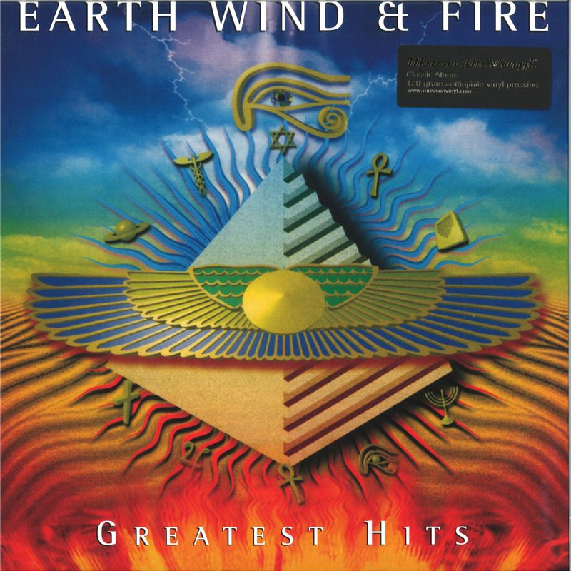 Earth Wind, Fire — GREATEST HITS 2x12" vinyl cover