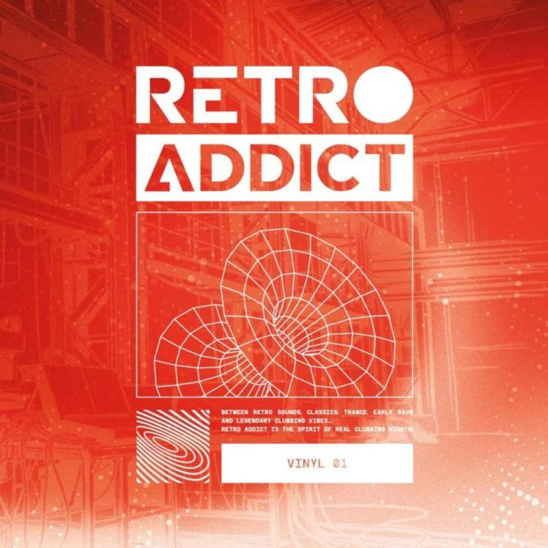 Various — RETRO ADDICT - VINYL 01 LP 2x12" vinyl cover