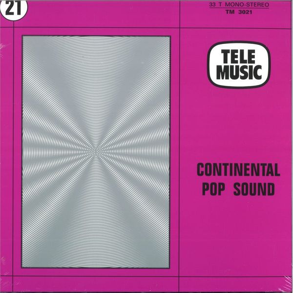Pierre-Alain Dahan — Continental Pop Sound LP vinyl cover