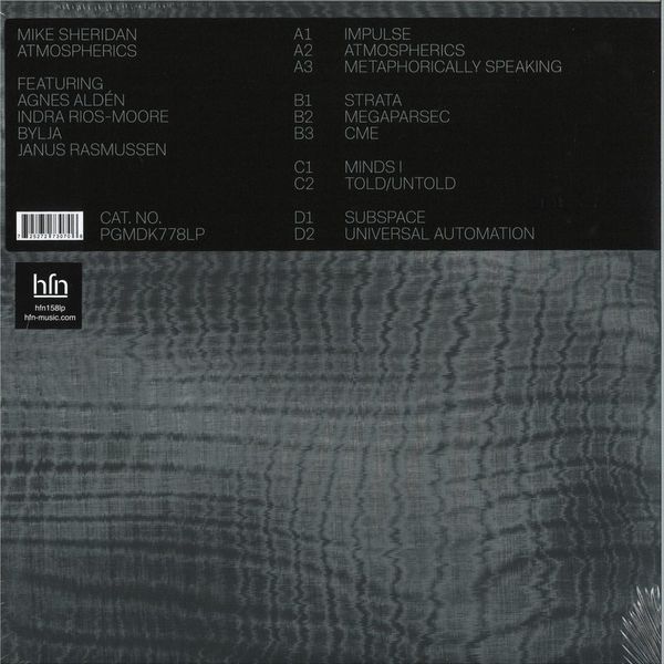 Mike Sheridan — Atmospherics LP 2x12" vinyl cover
