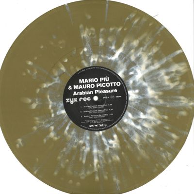 Mario Piu, Mauro Picotto — Arabian Pleasure vinyl cover