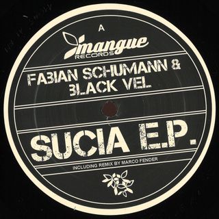 Fabian Schumann, Black Vel — Sucia EP vinyl cover