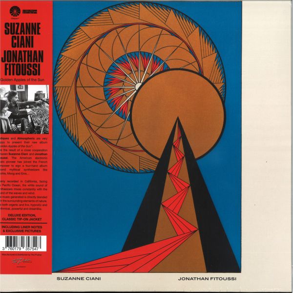 Suzanne Ciani, Jonathan Fitoussi — Golden Apples Of The Sun LP vinyl cover
