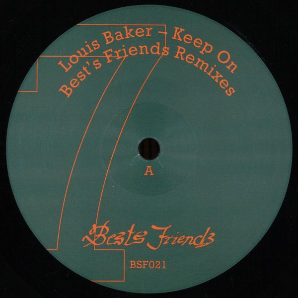 Louis Baker — "Keep On" Best's Friends Remixes vinyl cover