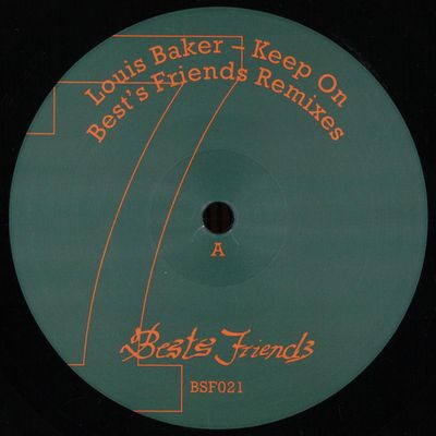 Louis Baker — "Keep On" Best's Friends Remixes vinyl cover