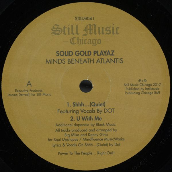 Solid Gold Playaz — Minds Beneath Atlantis vinyl cover