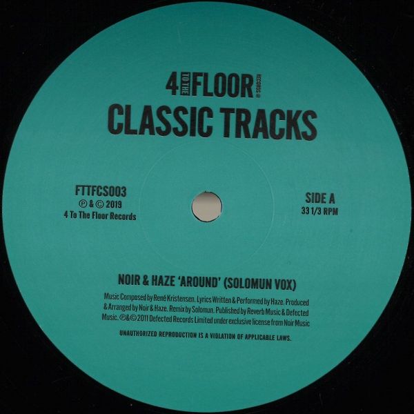 Noir, Haze / Chicken Lips — Classics Volume 2 EP vinyl cover
