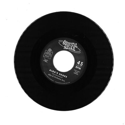 The Latins, Alba, Orchestre Aris — HABIBI TWIST / ALBA'S SHAKE (7") vinyl cover