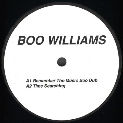 Boo Williams, James Curd — Remember The Music vinyl cover
