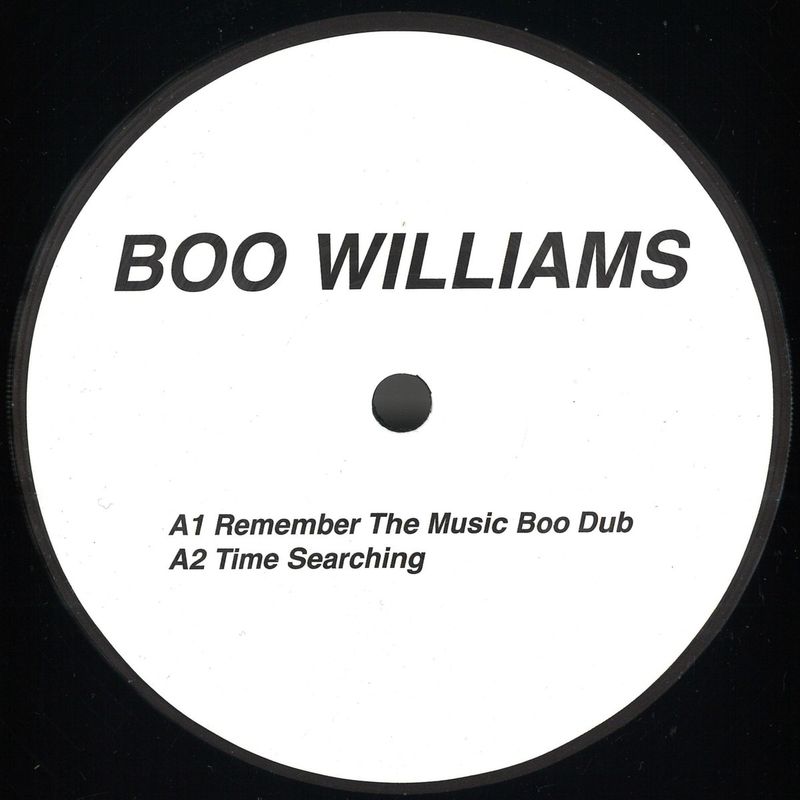 Boo Williams, James Curd — Remember The Music vinyl cover