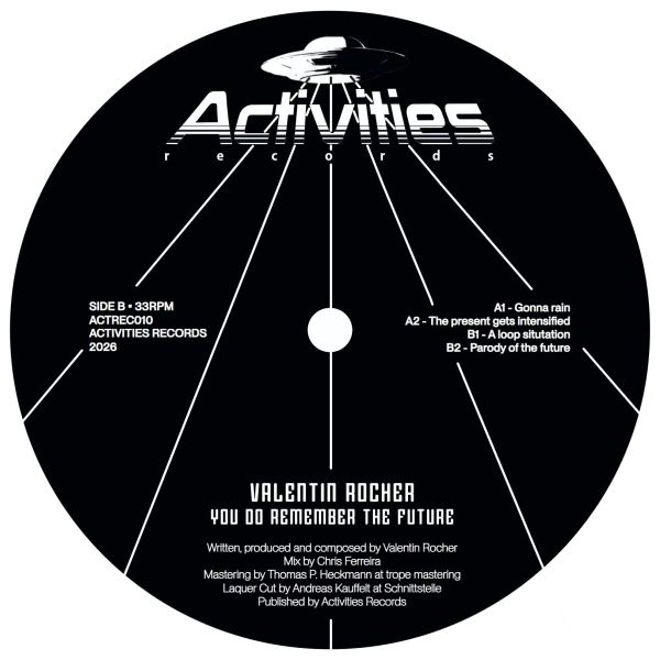 Valentin Rocher — You Do Remember The Future vinyl cover