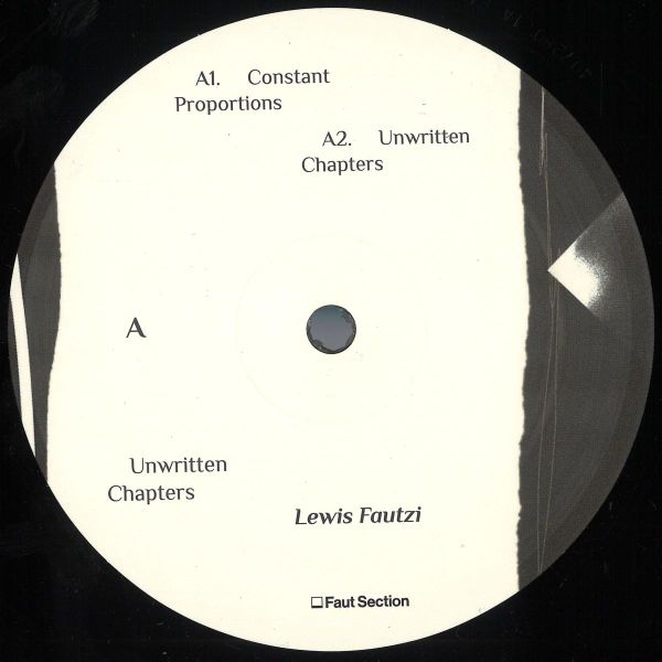 Lewis Fautzi — Unwritten Chapters LP 3x12" vinyl cover