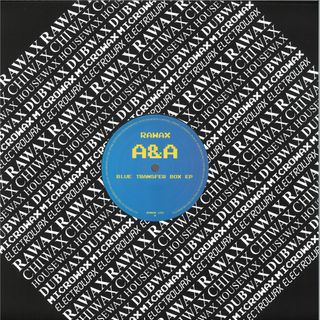 A, A — Blue Transfer Box EP vinyl cover