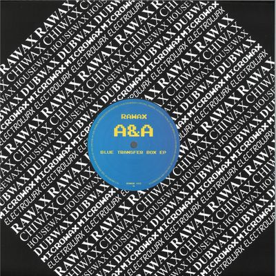 A, A — Blue Transfer Box EP vinyl cover
