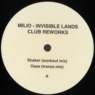 Milio — Invisible Lands (club reworks) vinyl cover
