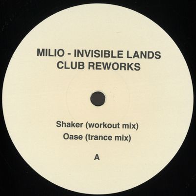 Milio — Invisible Lands (club reworks) vinyl cover