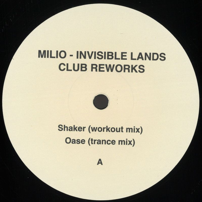 Milio — Invisible Lands (club reworks) vinyl cover