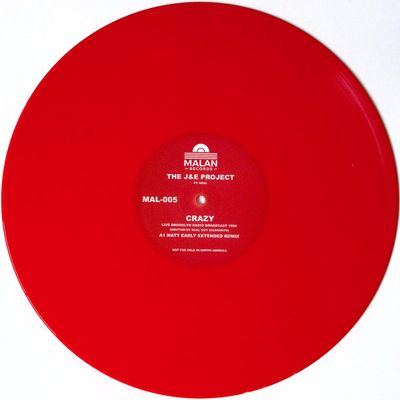 J, E Project Featuring Seal — Crazy vinyl cover