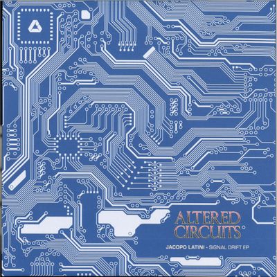 Jacopo Latini — Signal Drift EP vinyl cover