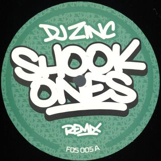 Dj Zinc — Shook Ones / No Diggity (Remix) EP vinyl cover