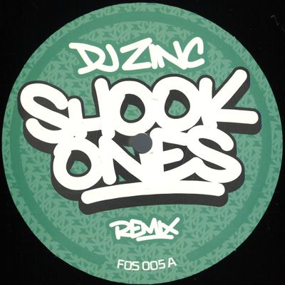 Dj Zinc — Shook Ones / No Diggity (Remix) EP vinyl cover