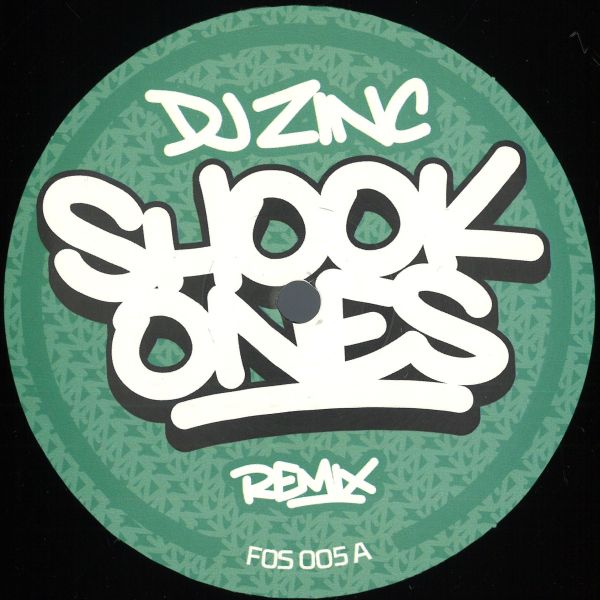 Dj Zinc — Shook Ones / No Diggity (Remix) EP vinyl cover