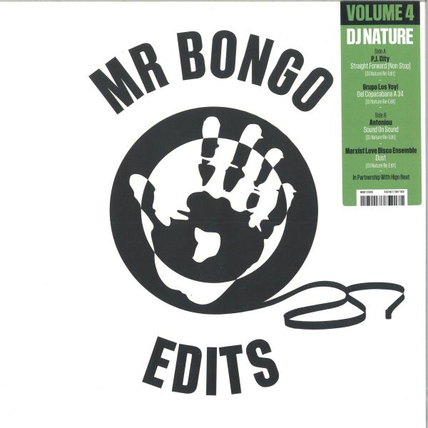 DJ Nature MR Bongo — EDITS VOLUME 4 LP vinyl cover