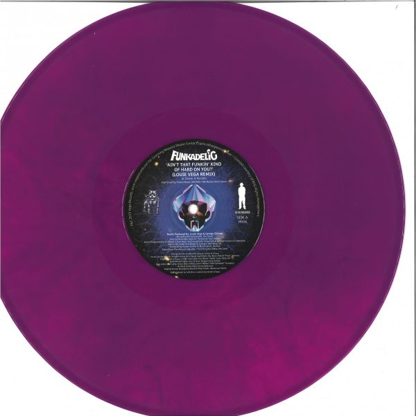Funkadelic, Louie Vega — Ain't That Funkin' Kind Of Hard On You? (Louie Vega Remixes) (Purple Vinyl Repress) vinyl cover