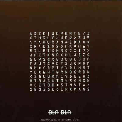 Nima Gorji — Ahuramazda Ep vinyl cover