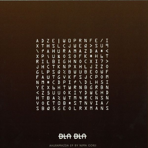 Nima Gorji — Ahuramazda Ep vinyl cover
