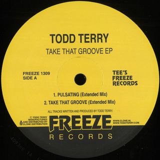 Todd Terry — Take That Groove EP vinyl cover