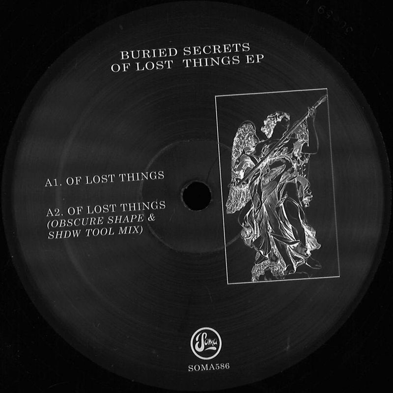 Buried Secrets — Of Lost Things EP vinyl cover