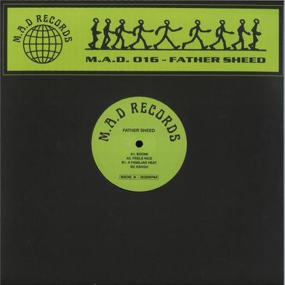 Father Sheed — Boom! EP - M.A.D RECORDS 016 vinyl cover