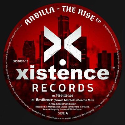 Arbilla — THE RISE EP (Incl. Gerald Mitchell Remix) vinyl cover