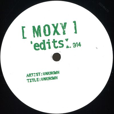 Moxy — Moxy Edits 13 & 14 vinyl cover