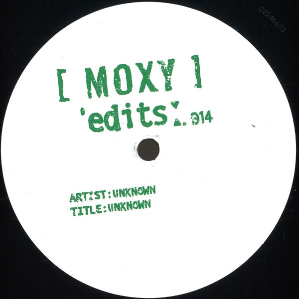 Moxy — Moxy Edits 13 & 14 vinyl cover